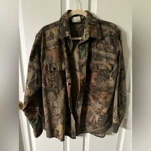 Vintage pella medium Men's Camouflage Button Down shirt
